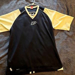 Purdue Center Check Side Line Shirt